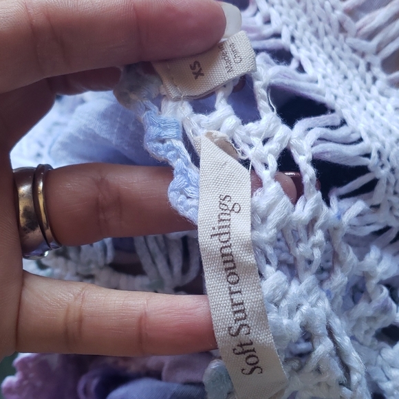 Soft surroundings tie dye cover-up. Size XS - Picture 7 of 8